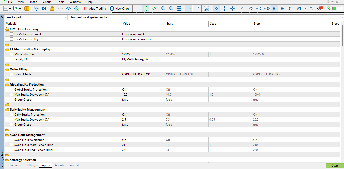 CIM-EDGE EA on MetaTrader 5